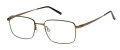 CHARMANT Titanium Perfection CT 29131 Dark Brown Eyeglasses - Color Image