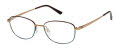 CHARMANT Titanium Perfection CT 29235 Brown Eyeglasses - Color Image