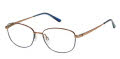 CHARMANT Titanium Perfection CT 29235 Light Brown Eyeglasses - Color Image