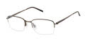 CHARMANT Titanium Perfection CT 29137 Brown Eyeglasses - Color Image