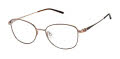 CHARMANT Titanium Perfection CT 29243 Brown Eyeglasses - Color Image