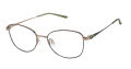 CHARMANT Titanium Perfection CT 29243 Green Eyeglasses - Color Image