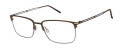 CHARMANT Titanium Perfection CT 29132 Brown Eyeglasses - Color Image