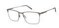 CHARMANT Titanium Perfection CT 29133 Dark Gray Eyeglasses - Color Image