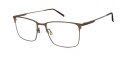 CHARMANT Titanium Perfection CT 29133 Light Brown Eyeglasses - Color Image