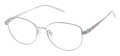 CHARMANT Titanium Perfection CT 29244 White Eyeglasses - Color Image