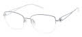 CHARMANT Titanium Perfection CT 29245 Light Gray Eyeglasses - Color Image