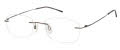 CHARMANT Titanium Perfection CT 8334EN Gray Eyeglasses - Color Image