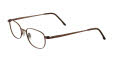 Cargo C5034 Satin Dark Brown (010) Eyeglasses - Color Image