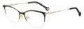 Carolina Herrera HER-0153 Gold Black (RHL) Eyeglasses - Color Image