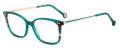 Carolina Herrera HER-0167 Green Havana (XGW) Eyeglasses - Color Image