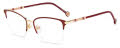 Carolina Herrera CH-0033 Gold Burgundy (0NOA) Eyeglasses - Color Image