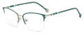 Carolina Herrera CH-0033 Gold Green (0PEF) Eyeglasses - Color Image