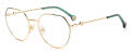 Carolina Herrera CH-0059 Gold Green (0PEF) Eyeglasses - Color Image