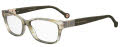 Carolina Herrera HER-0174 Striped Green (PF3) Eyeglasses - Color Image