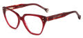 Carolina Herrera HER-0223 Burgundy Red Havana (82U) Eyeglasses - Color Image