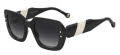 Carolina Herrera HER-0186/S Black White (80S/9O) Sunglasses - Color Image