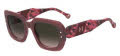 Carolina Herrera HER-0186/S Burgundy Red Havana (82U/M2) Sunglasses - Color Image