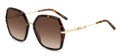 Carolina Herrera HER-0217/S Brown Havana Gold (LVL/HA) Sunglasses - Color Image
