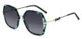 Carolina Herrera HER-0217/S Green Marble Gold (GC1/9O) Sunglasses - Color Image