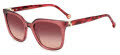 Carolina Herrera HER-0236/S Burgundy Red Havana (82U/3X) Sunglasses - Color Image
