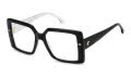 Carrera CARRERA 3054 Black White (80S) Eyeglasses - Color Image