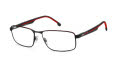 Carrera CARRERA 8913 Mate Black Red (BLX) Eyeglasses - Color Image