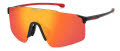 Carrera CARDUC 033/S Matte Black / Red Multilayer (0003/UZ) Sunglasses - Color Image