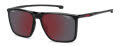 Carrera CARDUC 034/S Black / Red Mirror (0807/H4) Sunglasses - Color Image