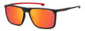 Carrera CARDUC 034/S Black Red / Red Multilayer (0OIT/UZ) Sunglasses - Color Image