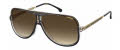 Carrera Carrera 1059/S Black Gold / Brown Shaded (02M2/HA) Sunglasses - Color Image