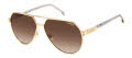 Carrera Carrera 1067/S Gold Grey / Brown Shaded (02F7/HA) Sunglasses - Color Image
