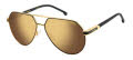 Carrera Carrera 1067/S Matte Black Gold / Gold High Contrast Polarized (0I46/YL) Sunglasses - Color Image