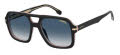 Carrera Carrera 317/S Stripped Black / Dark Blue Shaded (0M4P/08) Sunglasses - Color Image