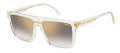 Carrera Victory C 03/S Crystal / Grey Shaded (0900/FQ) Sunglasses - Color Image