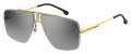 Carrera CA1016/S Gold Black / Gray Mirror Shaded Silver (0RHL/IC) Sunglasses - Color Image