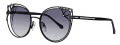 Caviar 6892 Black w/ Clear Crystals with Grey Lens (24) Sunglasses - Color Image