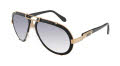 Cazal 642/3 Black-Gold (001) Sunglasses - Color Image