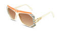Cazal 868 Milky White-Orange (003) Sunglasses - Color Image