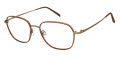 CHARMANT Titanium Perfection CT 29112 Demi brown Eyeglasses - Color Image