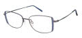 CHARMANT Titanium Perfection CT 29219 Blue Eyeglasses - Color Image