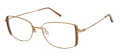 CHARMANT Titanium Perfection CT 29219 Gold Eyeglasses - Color Image
