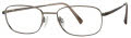 CHARMANT Titanium Perfection CT 8172 Brown (BR) Eyeglasses - Color Image