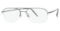 CHARMANT Titanium Perfection CT 8145A Gray (GR) Eyeglasses - Color Image