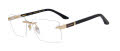 Chopard VCHM07 Black / Gold (0300) Eyeglasses - Color Image