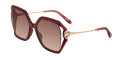 Chopard SCH407S Shiny Transp.Plum Transp.Plum (0D66) Sunglasses - Color Image