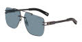 Chopard SCHL78 Shiny Black Gold (0672) Sunglasses - Color Image