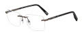 Chopard VCHL73 Total Shiny Gunmetal (0568) Eyeglasses - Color Image