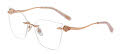 Chopard VCHL84S Shiny Copper Gold (8FCY) Eyeglasses - Color Image