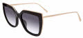 Chopard SCH319M Shiny Grey Havana (OBLK) Sunglasses - Color Image